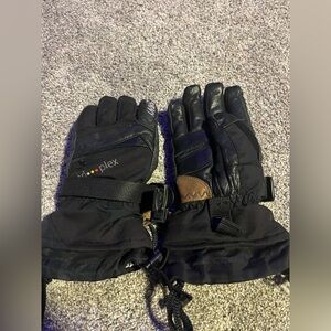 Swany kids winter gloves. Black. 5/6